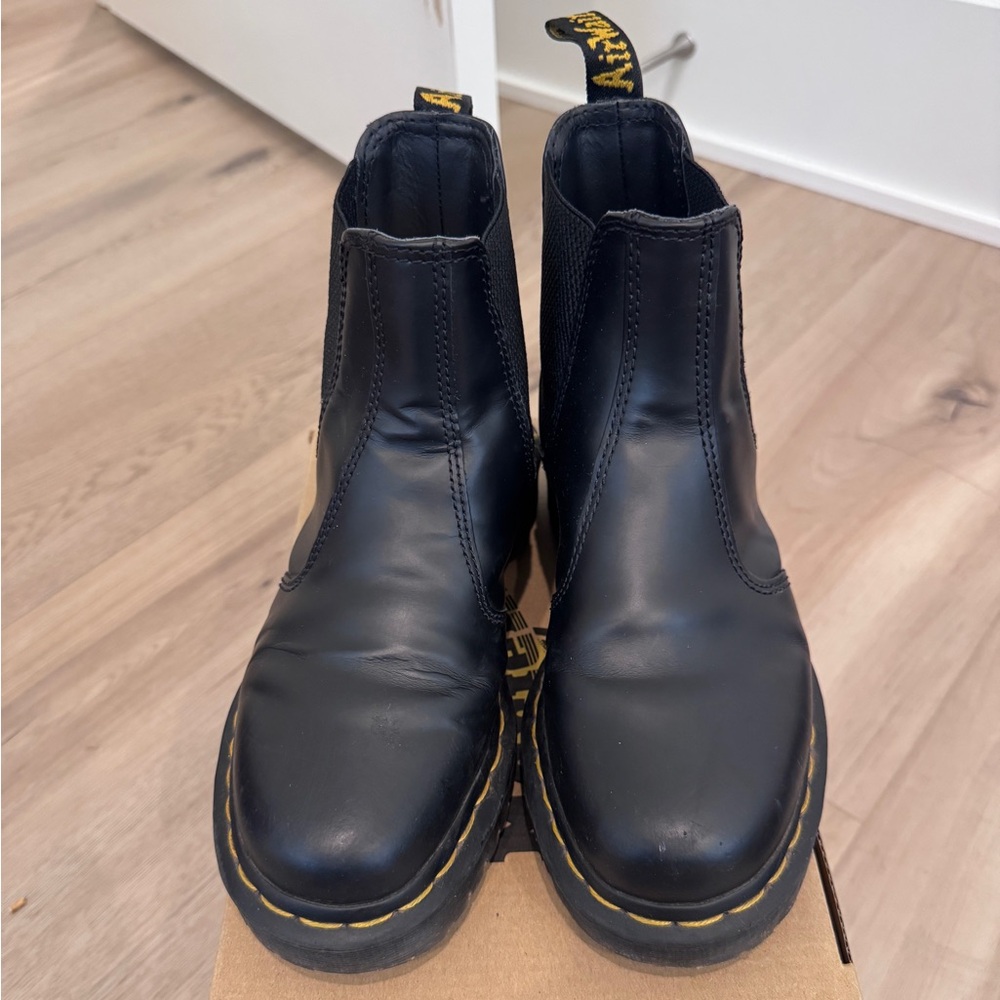 Dr. Martens Black Leather Boots Size 5(M) 6(W)